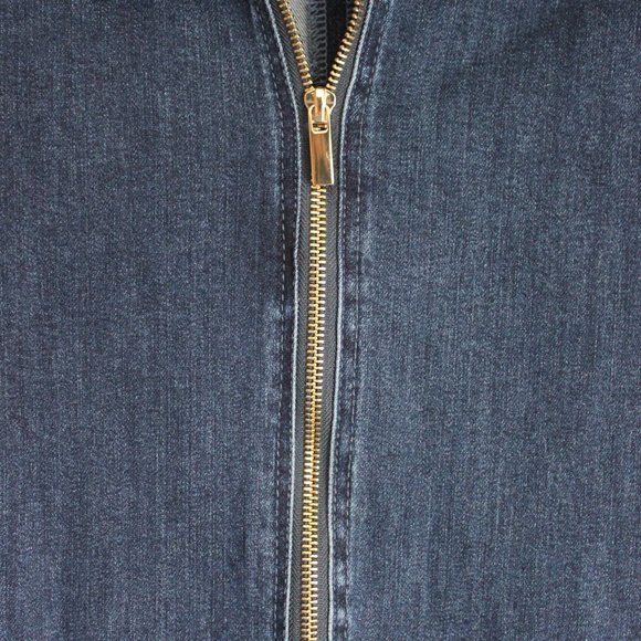 Women's Denim Jumpsuit - Picture 2 of 5